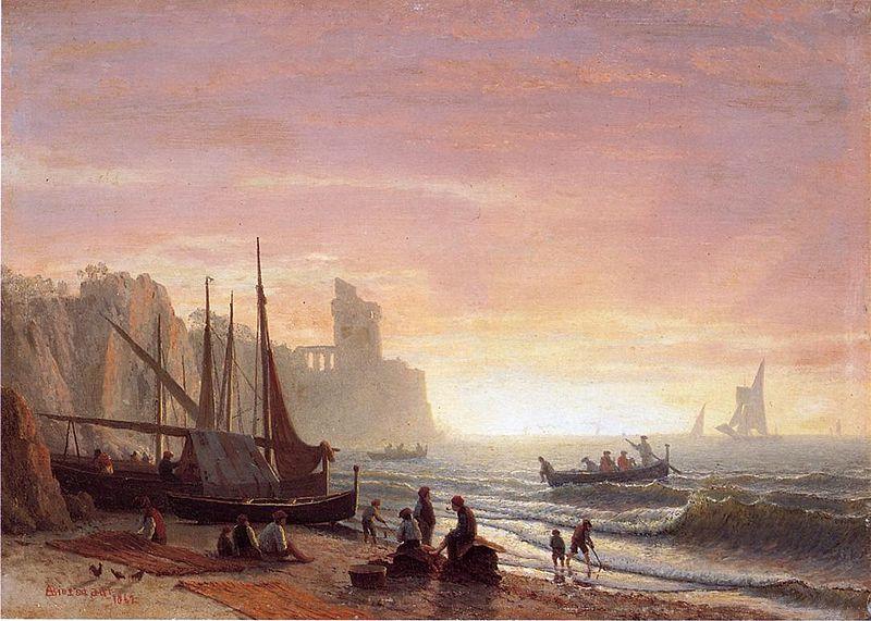 Albert Bierstadt The_Fishing_Fleet